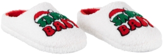 Обувь домашняя ARDESTO Christmas Santa 40/41 размер, 100% полиэстер, подошва 100% ТПР, белый