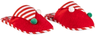 Обувь домашняя ARDESTO Christmas Elf 38/39 размер, 100% полиэстер, подошва 100% ТПР, красный