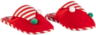 Обувь домашняя ARDESTO Christmas Elf 40/41 размер, 100% полиэстер, подошва 100% ТПР, красный