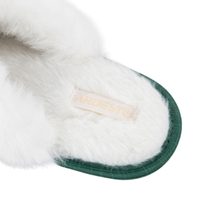 Slippers ARDESTO Christmas Night 36/37 size, 100% polyester, sole 100% TPR, green