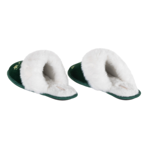 Slippers ARDESTO Christmas Night 36/37 size, 100% polyester, sole 100% TPR, green