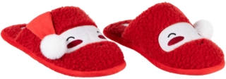 Обувь домашняя ARDESTO Christmas Santa 38/39 размер, 100% полиэстер, подошва 100% ТПР, красный