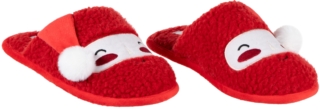 Обувь домашняя ARDESTO Christmas Santa 40/41 размер, 100% полиэстер, подошва 100% ТПР, красный