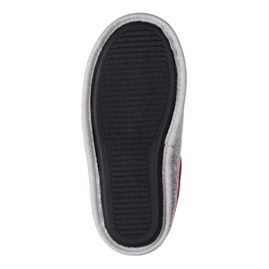 Slippers ARDESTO Christmas Deer 36/37 size, 100% polyester, sole 100% TPR, grey