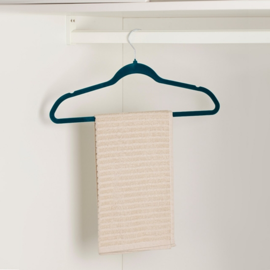 Set of hangers Ardesto Vigor, 45 cm, 10 pcs, plastic, metal, green