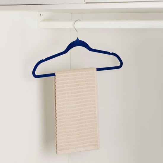 Set of hangers Ardesto Vigor, 45 cm, 10 pcs, plastic, metal, blue