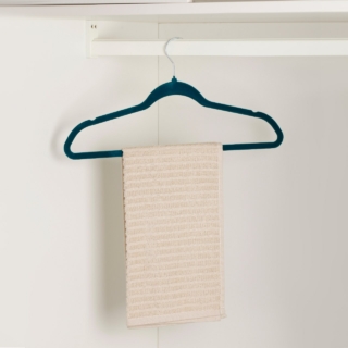 Set of hangers Ardesto Vigor, 45 cm, 10 pcs, plastic, metal, green