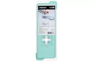 Ardesto Ice tray with lid Fresh, 27х9.5х3.8cm, silicone, plastic, blue