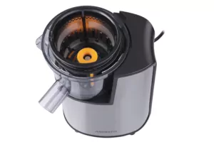 Ardesto auger juicer, 200W, bowl-0.6L, cake-0.6L, plastic/iron, silver-black