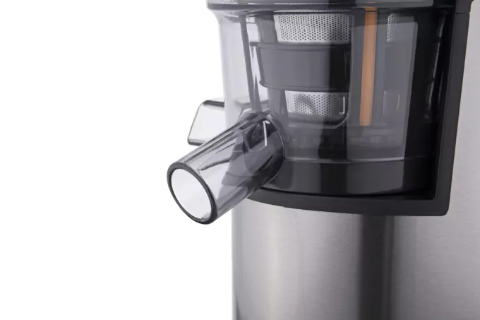 Ardesto auger juicer, 200W, bowl-0.6L, cake-0.6L, plastic/iron, silver-black