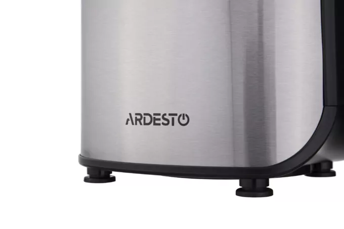Ardesto auger juicer, 200W, bowl-0.6L, cake-0.6L, plastic/iron, silver-black