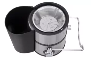 Ardesto centrifugal juicer, 1000W, bowl-0.5L, cake-1.5L, plastic/iron, silver-black