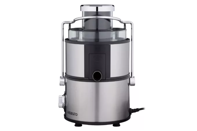 Ardesto centrifugal juicer, 1000W, bowl-0.5L, cake-1.5L, plastic/iron, silver-black