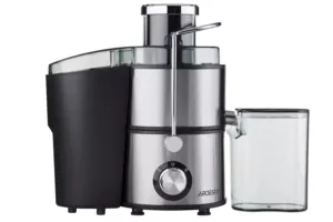 Ardesto centrifugal juicer, 1000W, bowl-0.5L, cake-1.5L, plastic/iron, silver-black