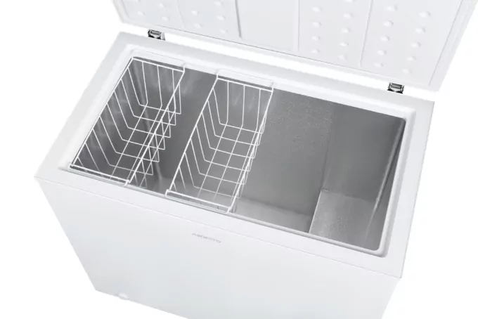 Chest freezer ARDESTO, 249L, A+, ST, display ext, ref mode, white