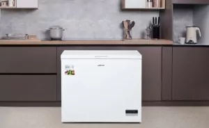 Chest freezer ARDESTO, 249L, A+, ST, display ext, ref mode, white