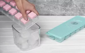 Ardesto Ice tray with lid Fresh, 27х9.5х3.8cm, silicone, plastic, blue