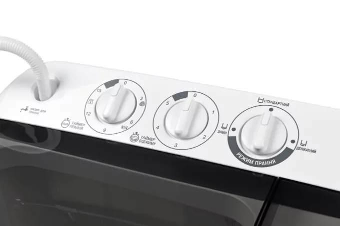 Стиральная машина ARDESTO полуавтомат., 6.5кг, 1350, A, 41см, отжим, белый