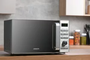 Microwave oven ARDESTO, 20L, electronic control, 700W, display, handle opening, silver