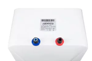 Electric water heater ARDESTO compact, 15L, 1,2kW, mounting under the sink, mechanical control, B, Italy, white-grey