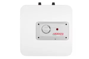 Electric water heater ARDESTO compact, 15L, 1,2kW, mounting above the sink, mechanical control, A, Italy, white-grey