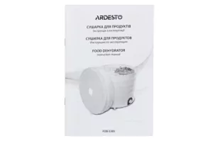 Сушка для продуктов  Ardesto FDB-5385, 520Вт, поддонов -5×4см, диаметр-38,5см, макс-70°С, рег.темп, пластик, белый