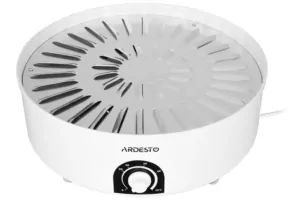 Сушка для продуктов  Ardesto FDB-5385, 520Вт, поддонов -5×4см, диаметр-38,5см, макс-70°С, рег.темп, пластик, белый