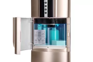 Вентилятор ARDESTO підлоговий, 47см, 100Вт, пульт ДК, дисплей, зі зволоженням, чорно-бронзовий