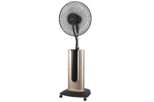 Вентилятор ARDESTO підлоговий, 47см, 100Вт, пульт ДК, дисплей, зі зволоженням, чорно-бронзовий