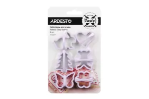 Ardesto Cookies molds set Tasty baking, 6pcs, plastic, lilac