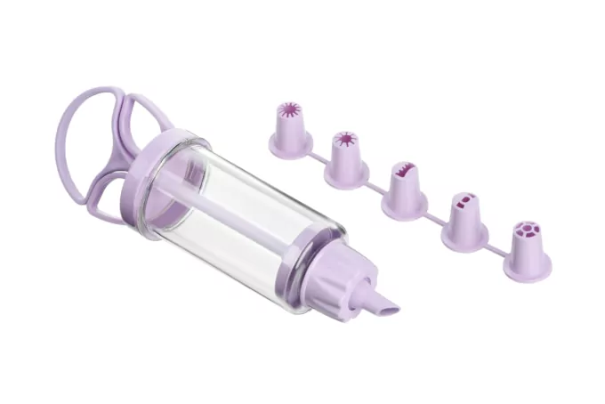 Ardesto Cream pump Tasty baking, 19×6.5×4.5cm, plastic, lilac