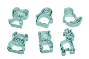 Ardesto Cookies molds set Tasty baking, 6pcs, plastic, pink