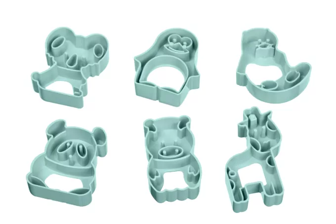 Ardesto Cookies molds set Tasty baking, 6pcs, plastic, pink