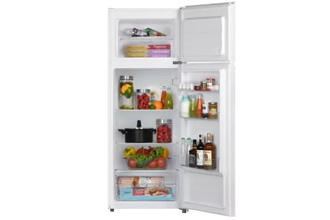 Ref ARDESTO with top freezer, 143x55x55, ref-164L, freez.-40L, 2doors, A+, ST, white