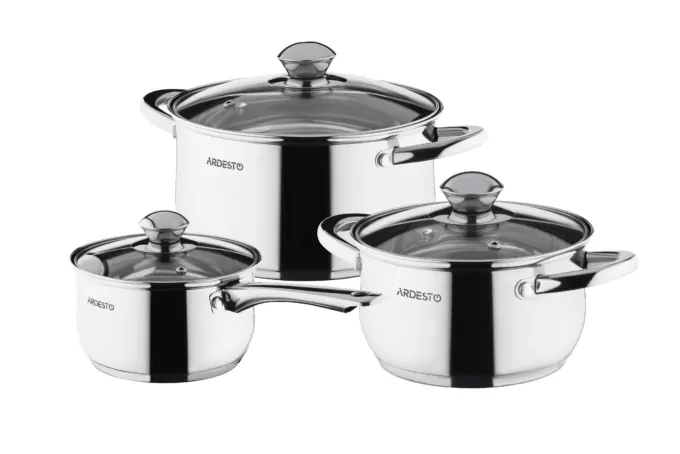 Набор посуды Ardesto Gemini Gourmet Varese, 6 предметов,  нержавеющая сталь