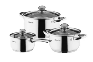 Набор посуды Ardesto Gemini Gourmet Varese, 6 предметов,  нержавеющая сталь