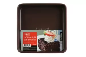 Ardesto Baking pan Golden Brown, 21.9х7.9cm, carbon steel, square, brown-red