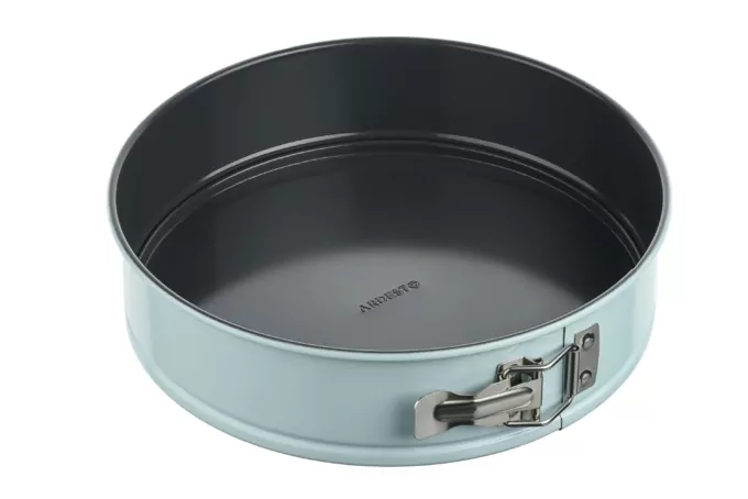 Форма для випікання Ardesto Tasty baking, 26х6,5см, вуглецева сталь, роз’ємна, кругла, сіро-блакитний