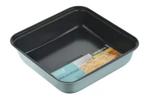 Ardesto Baking pan Tasty baking, 23.2x22x5cm, carbon steel, square, grey-blue