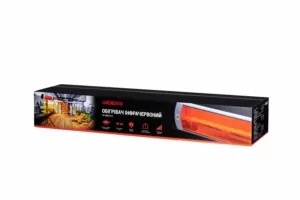 Обогреватель инфракрасный ARDESTO кварцевый, 9м2, 2000Вт, мех. упр-ние, серый/чёрный