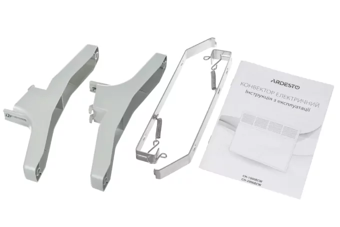 Конвектор электрический ARDESTO СН-1500ECW, 15 м2, 1500 Вт, закрытый нагрев. элемент, дисплей, недельный программатор, IP24, белый