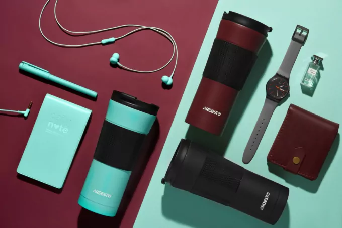 Термокухоль ARDESTO To Go, 450мл, нержавіюча сталь, блакитний