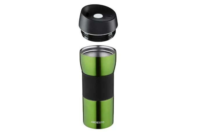 ARDESTO Travel mug Easy travel, 450ml, stainless steel, green