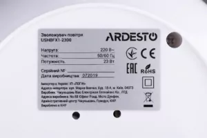 Humidifier Ardesto USHBFX1-2300-DARK-WOOD