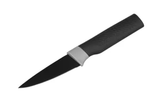 Кухонный нож  для овощей Ardesto Black Mars, 8см, нержавеющая сталь, пластик, черный