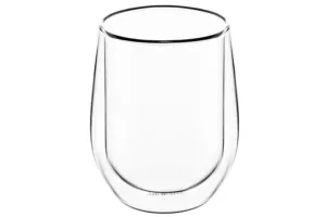 Набір чашок з подвійними стінками Ardesto, 320мл, 11см, 2шт, боросилікатне скло, прозорий