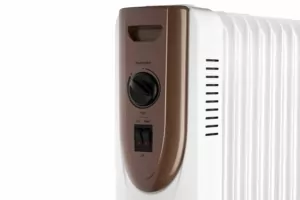 Обігрівач оливний ARDESTO, 25м2, 2500Вт, мех. упр-ння, 11 секцій, білий