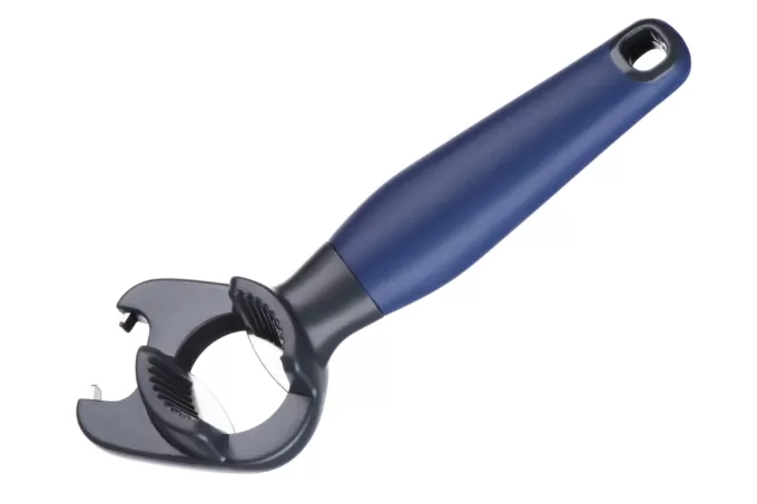 ARDESTO Відкривачка Gemini, сірий/синій, нерж. сталь, пластик з софт тач