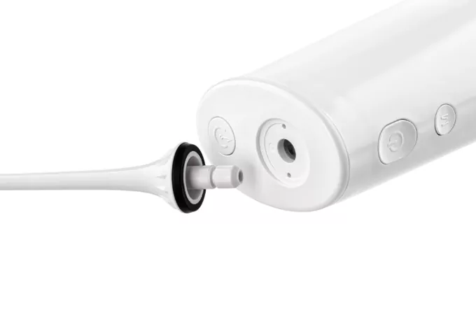 Ирригатор ARDESTO портативний, чаша 320 мл, Li-ion аккум. в компл., 2 насадки, белый