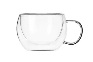 Ardesto Doublewall mug set, 300ml, 2pcs, borosilicate glass, transparent